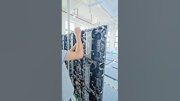 How to install LED screen box.#ledvideowall  #eagerled #leddisplay #ledscreens #shorts #ledwall