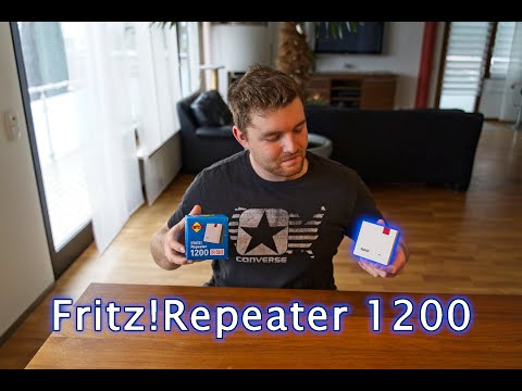 Fritz!Repeater1200 - W-Lan Repeater, W-Lan Erweiterung, Lan-Brücke - Unboxing & Einrichtung