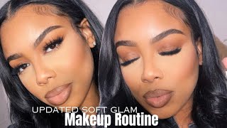 UPDATED MAKEUP ROUTINE *VERY DETAILED* | FULL COVERAGE SOFT GLAM MAKEUP TUTORIAL screenshot 4