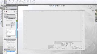 SolidWorks 2013 Fundamentals How to create drawings and drawing templates Part 7 Tutorial