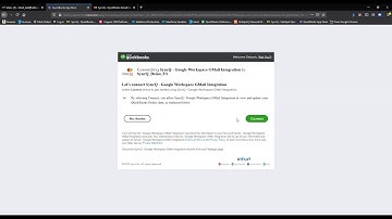 SyncQ - Gmail - Connect QuickBooks and Disconnect