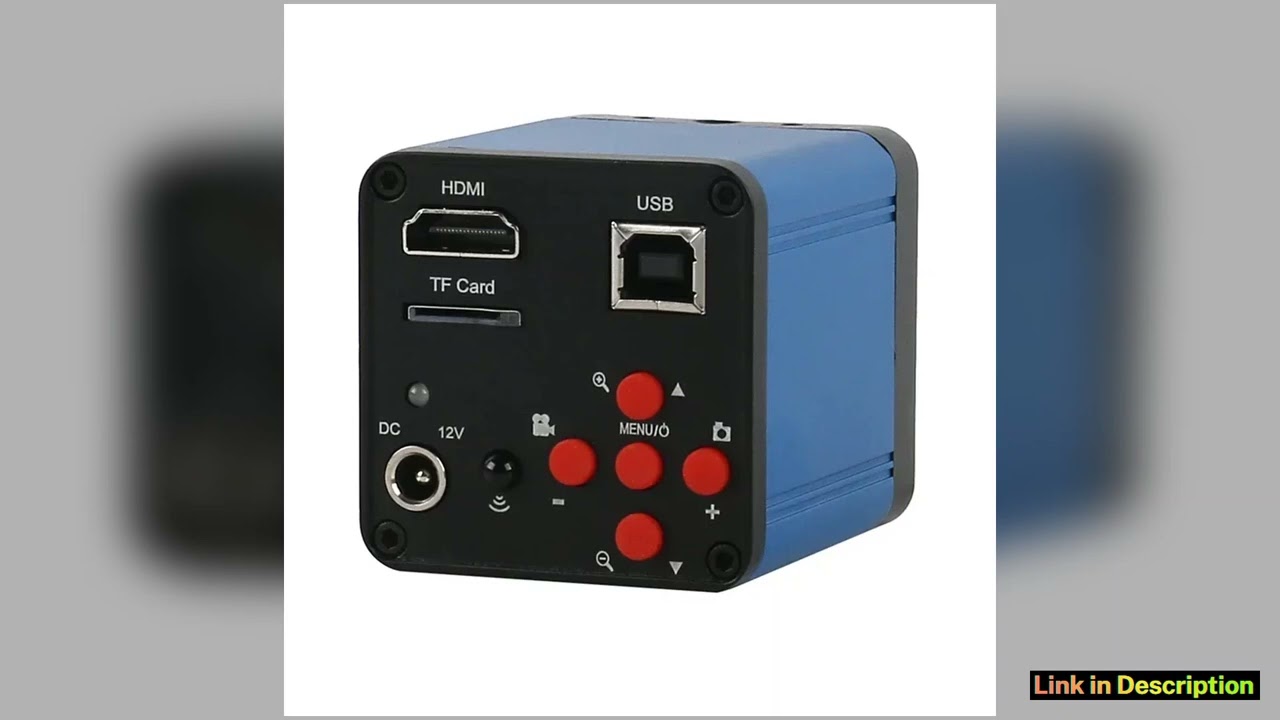 4K 50MP 1080P USB HDMI Industrial Digital Electronic Video Microscope Camera C Mount Lens TF Card