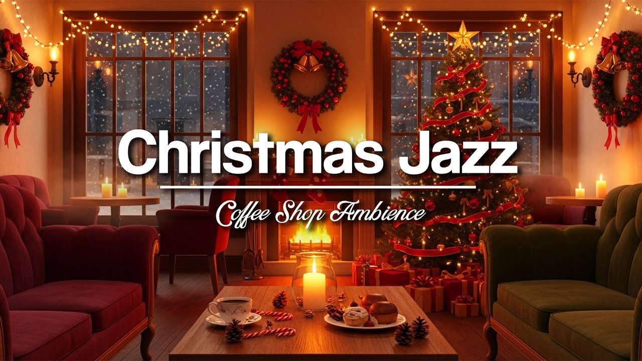 Vintage Christmas Jazz – Gentle Melodies Favorite Coffee Place 🎄 Cozy Holiday Mood