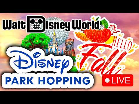 Autumn Fun LIVE: Walt Disney World Park Hopping on a Mobility Scooter!