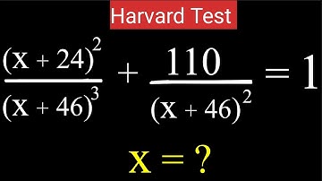 A Nice Algebra Problem | Math Olympiad | Solve for x