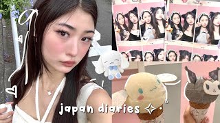 japan diaries🪷: haircut, sanrio cafe, kamakura, ichiran ramen, harajuku + shinjuku, ghibli, shopping