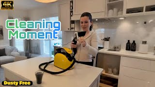 4K Cleaning Routine Kitchen Window & Dining Table Deep Cleaning Satisfying Asmr Home Tips Haul