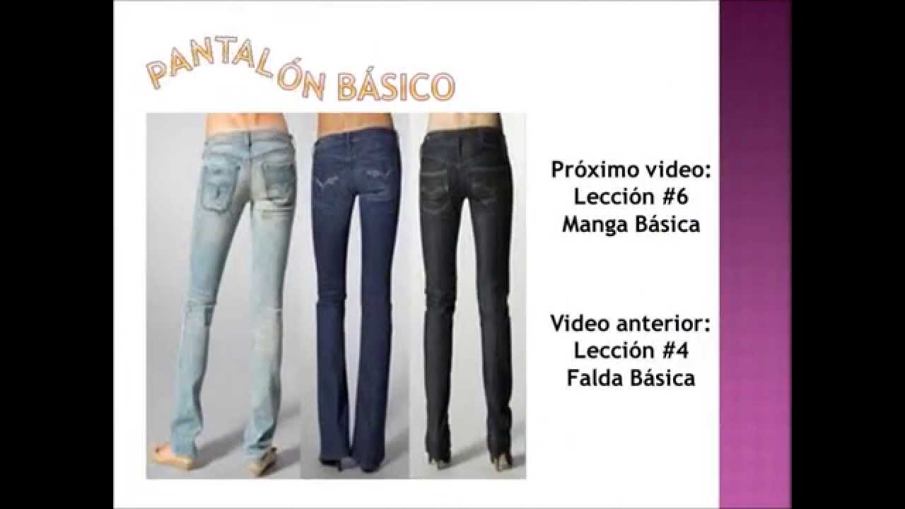 Alta Costura: Lección 5 (Pantalón Básico)