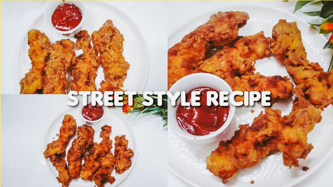 Indian Street Food Recipe Best Spicy Crispy Chicken Strips YouTube