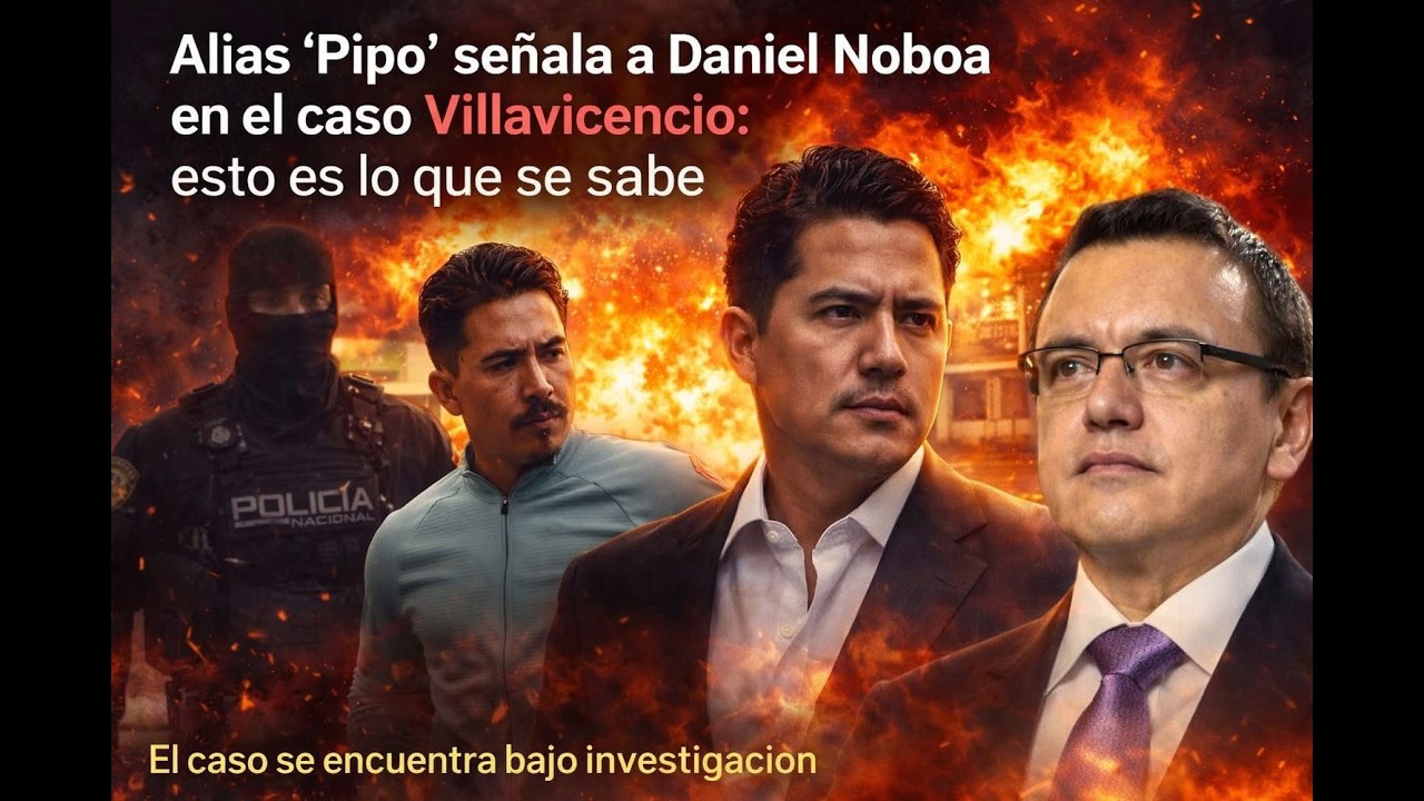 Noboa calla y Pipo lo acusa