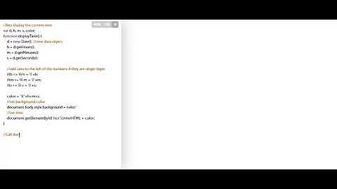 How to Create Hexadecimal Clock using Vanilla JavaScript, CSS and HTML - MR-CODE 2020