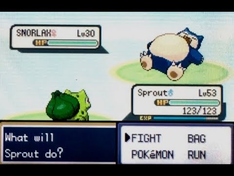 Full Odds Shiny Snorlax In Pokemon Leaf Green 9k Youtube