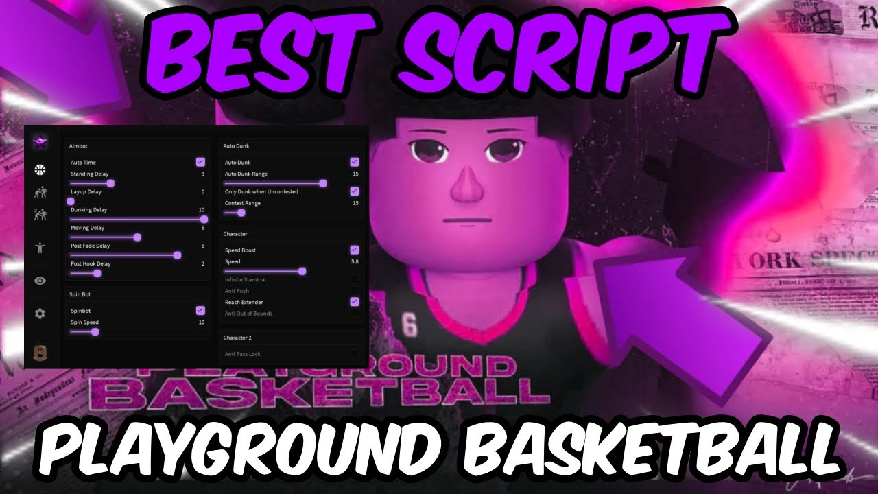 [OP] PLAYGROUND BASKETBALL SCRIPT (AIMBOT, DRIBBLE GLIDE, AUTO BLOCK ...