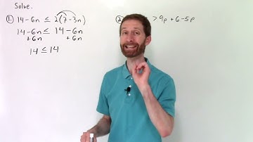 4 5 Video 2 Solving Inequalities with Infinite and No Solutions
