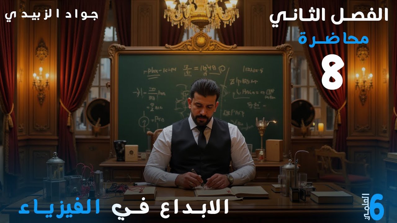 محاضرة 8 / فيزياء السادس العلمي / الفصل الثاني / الفيض المغناطيسي / الاستاذ جواد الزبيدي 