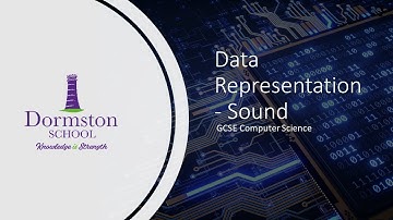 Data Representation - Sound