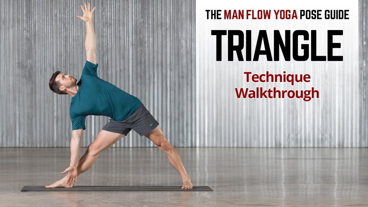 Triangle Pose Youtube Triangle Pose Youtube