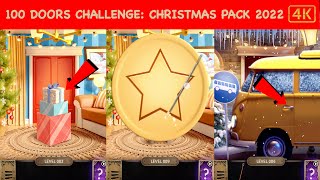100 Doors Challenge - Christmas Pack 2022 | All 10 Levels | Solution | 4K screenshot 5