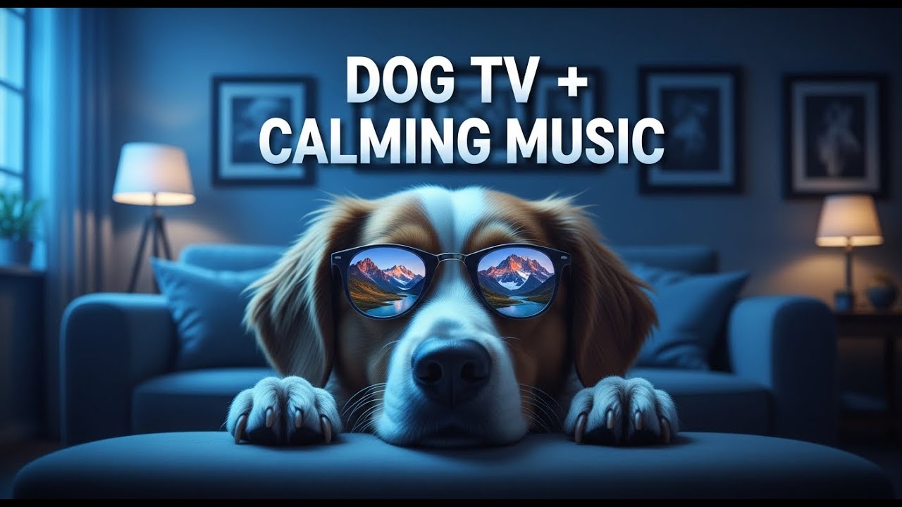 🐶 Dog TV for Dogs to Watch + Calming Music | Anxiety Relief & Sleep Music LIVE