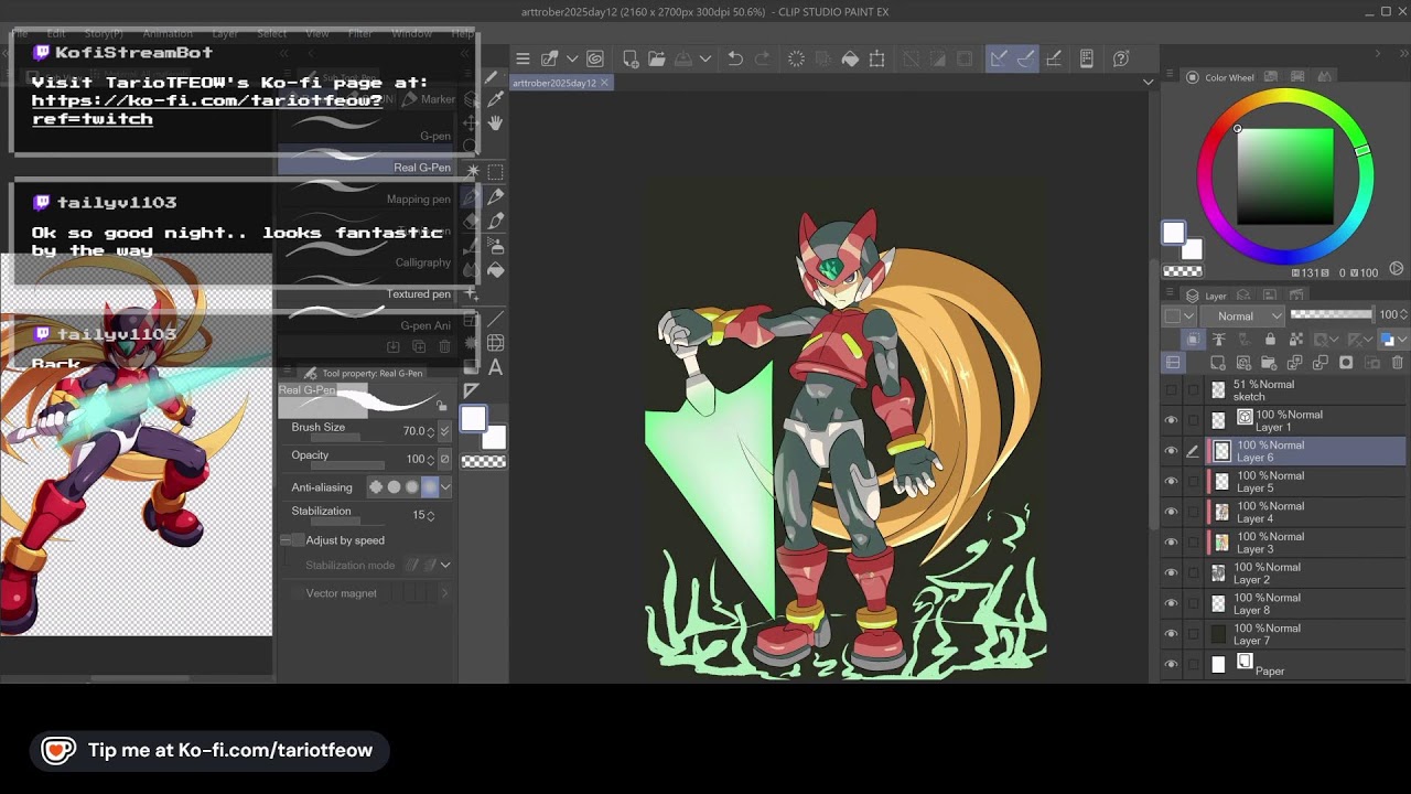 this megaman is red? -Arttrober challenge Day 12: Megamanzero