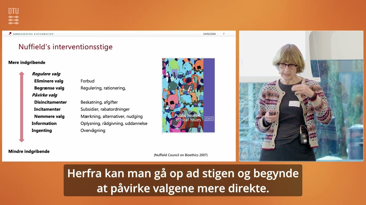 Hvilke barrierer og udfordringer står i vejen for, at vi spiser sundere? Lotte Holms indlæg, DANSDA