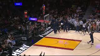 Saddiq Bey banks in an incredible full court shot just after the buzzer to end the 1st quarter