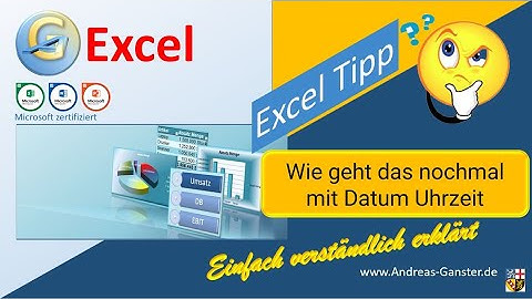 Datum + Uhrzeit richtig berechnen – inkl. Spezialfall 24h  #excel #tips 10499 #tutorial #deutsch