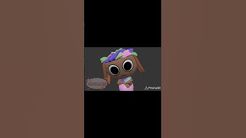 Prisma 3D animation test! | #dandysworld #shorts | FT. Bassie |