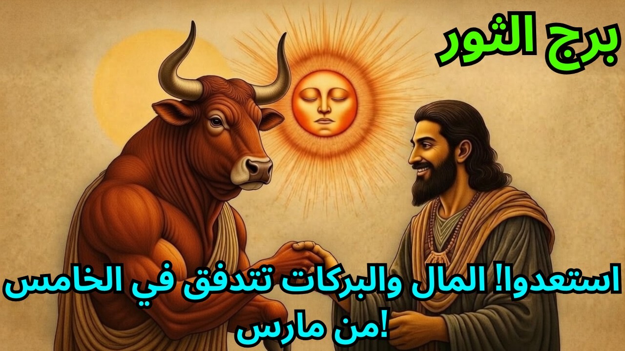 برج الثور ♉ استعد! 🌊 المال والبركات تتدفق نحوك في 5 مارس! 💰