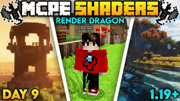 🤯 Top 5 Best Shaders For MCPE (1.19+) Render Dragon Shaders MINECRAFT Pocket edition Criptbow Gaming