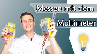 Spannung, Strom und Widerstand mit dem Multimeter messen - Tutorial | Gleichstromtechnik #6