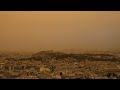 Athens turns orange as winds carry dust from Sahara desert