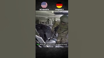 M1 Abrams vs Leopard 2: Tank Showdown 💥#military