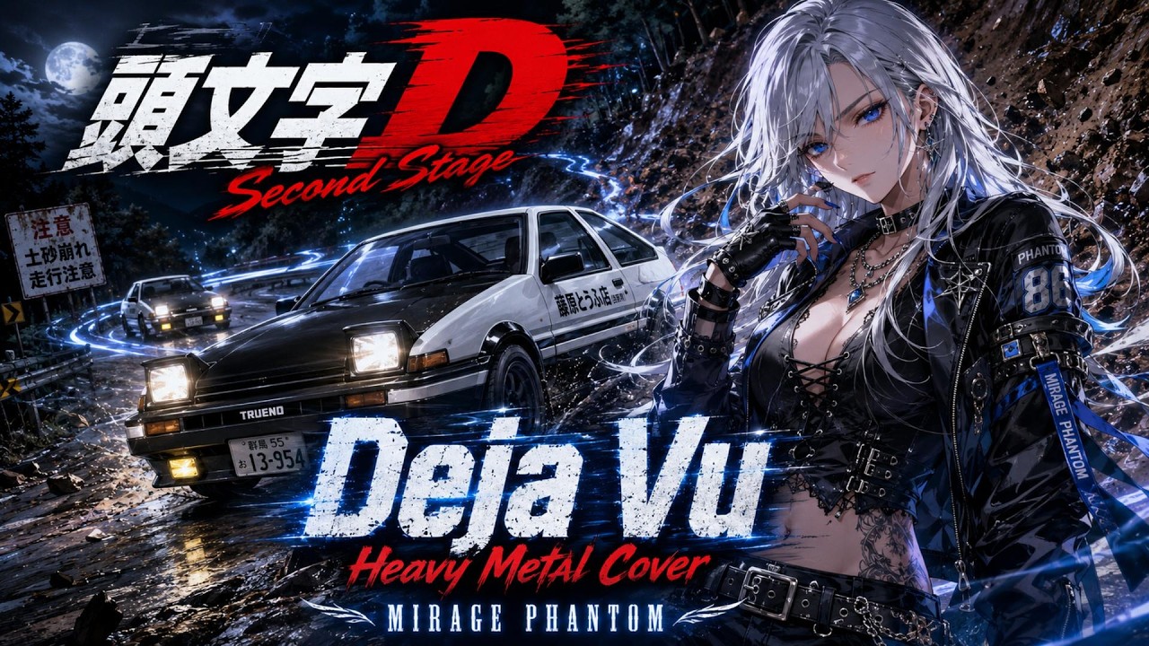 頭文字D Second Stage】Deja Vu / Dave Rodgers – Eurobeat Metal