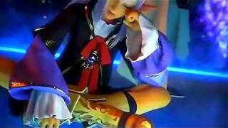 Dissidia Duodecim: Gilgamesh and Prishe scene