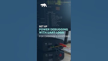 Get started with Otii | Set up power debugging with UART logs for embedded systems and IoT devices