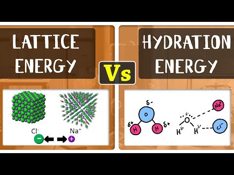 تصویری: تفاوت بین انرژی هیدراتاسیون و انرژی حلالیت چیست؟