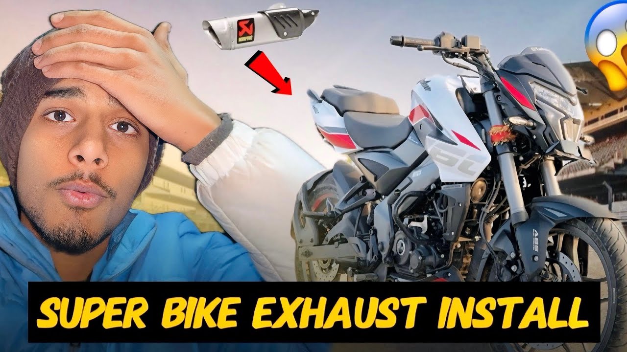 NS160 INSTALL SUPER BIKE EXHAUST😱🔊