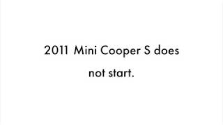 Help! Mini Cooper S Doesn’t Turn On! Yellow Check Engine Light!