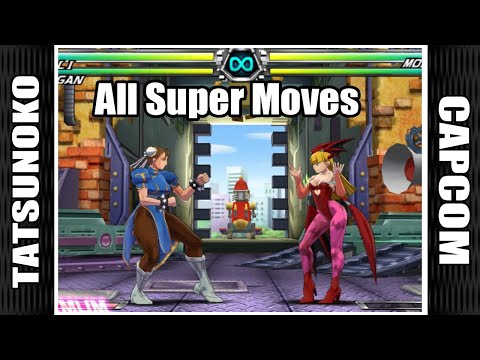 Tatsunoko vs Capcom Ultimate - All Stars - All Supers Moves Exhibition
