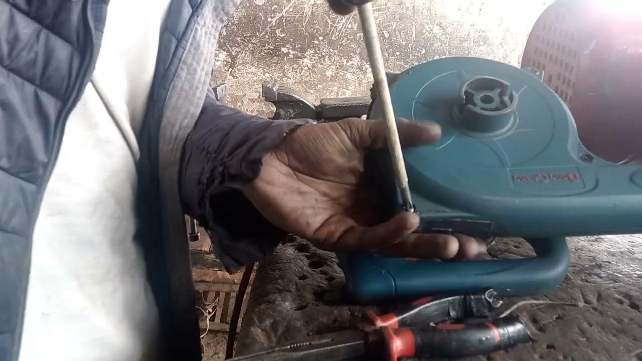 Method for field coil repair of blower