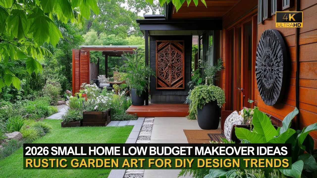 Small Home Low Budget Makeover: Crafting Rustic Garden Art for 2026 DIY Design Trends