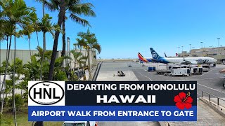 Honolulu Airport (HNL) | Full Departure Tour ✈️