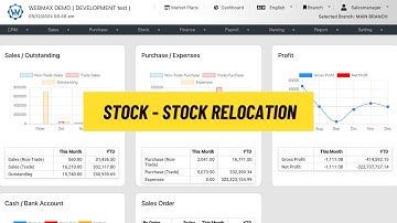 (华语) Stock - Stock Relocation (Webmax ERP System) (V3)