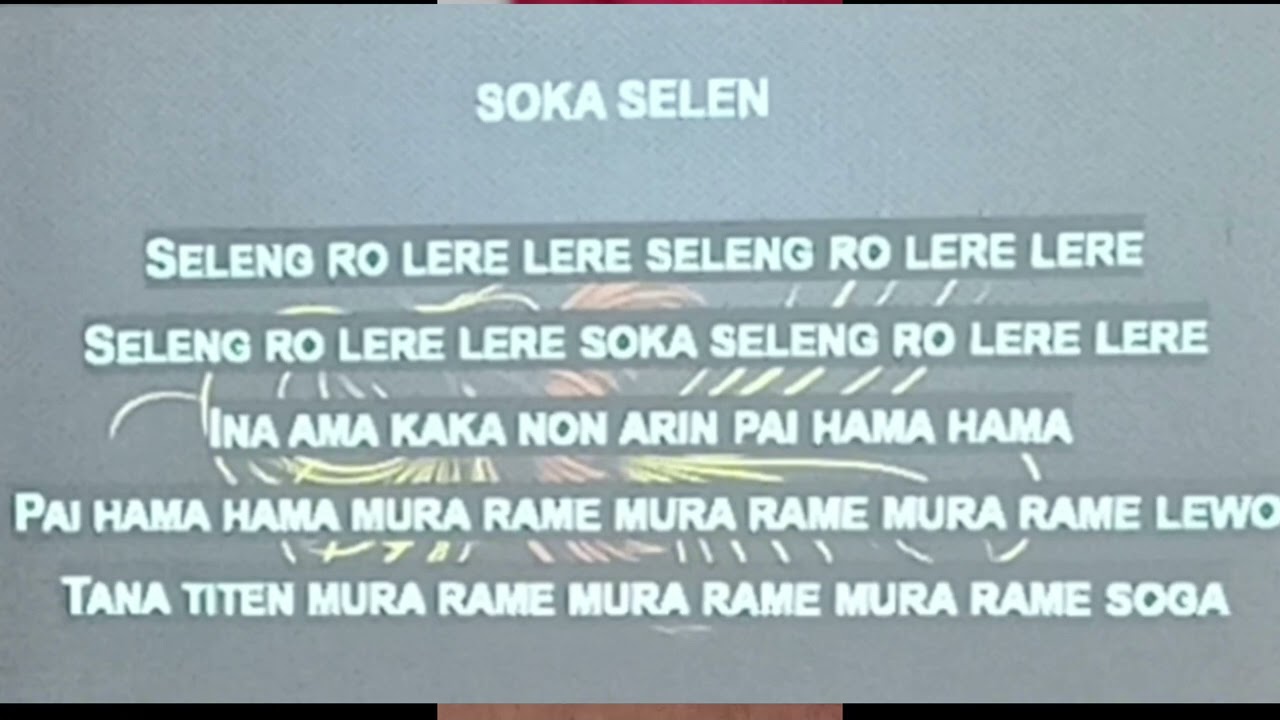 SOKA SELENG LAGU MASYARAKAT LAMAHOLOT NTT