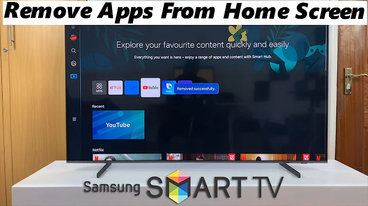 Samsung Smart TV: How To Remove Apps From Home Screen