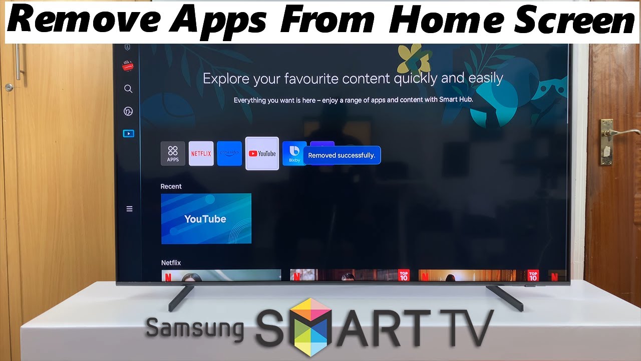 How To Remove Apps From Home Screen On Samsung Tv