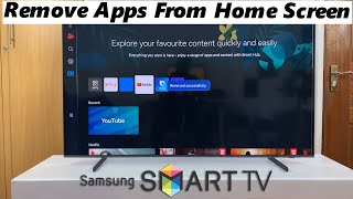 Samsung Smart TV: How To Remove Apps From Home Screen screenshot 4