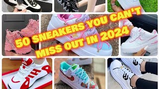 50 TOP LADIES SNEAKERS YOU CAN'T MISS IN 2024 | moving with lastest fashion shoes #ladiesfashion