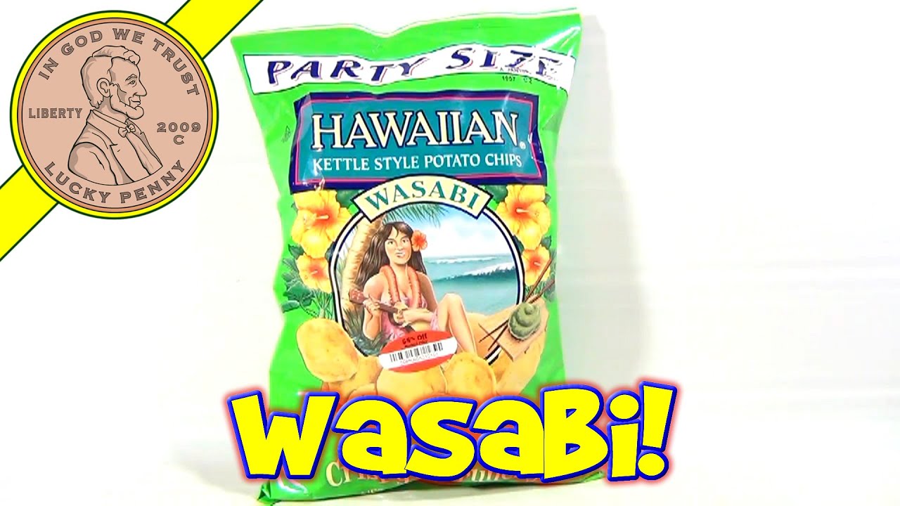 Hawaiian Wasabi Kettle Style Potato Chips YouTube